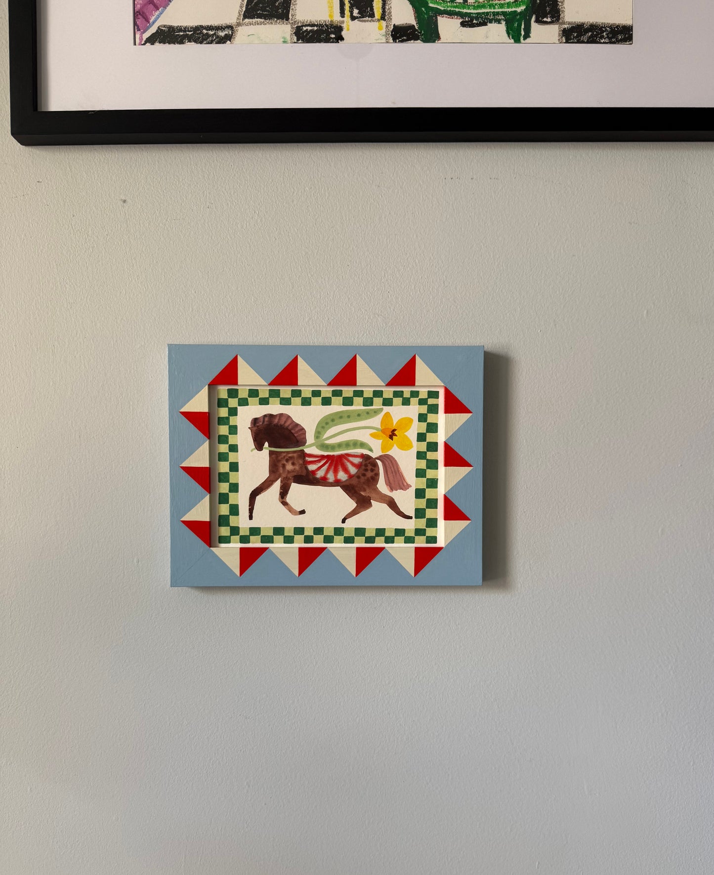 Picture Frame, Geometric Blue image 1