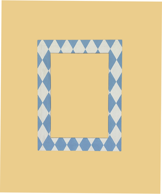 SAMPLE - Baby Blue Harlequin, A5 image 0