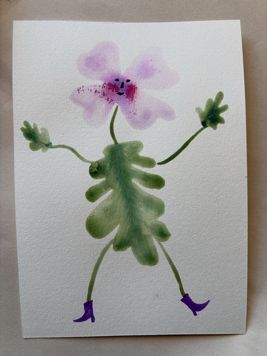 Violet Print, A5