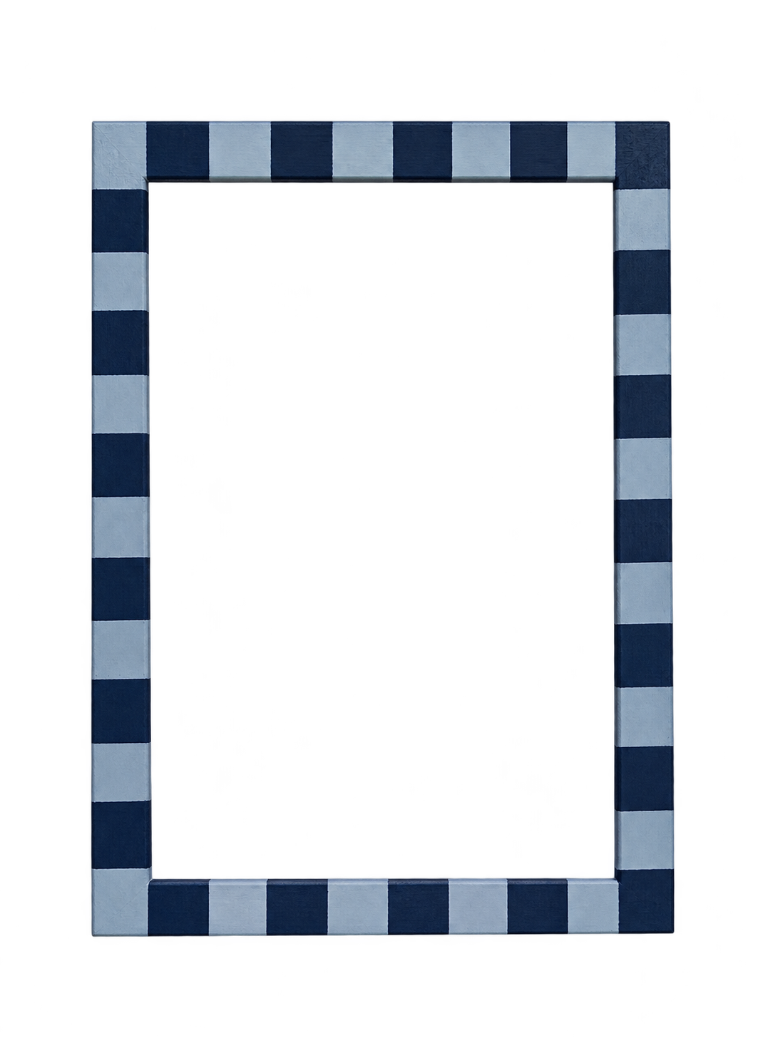 SAMPLE - Sky & Navy Skinny Stripe, A4