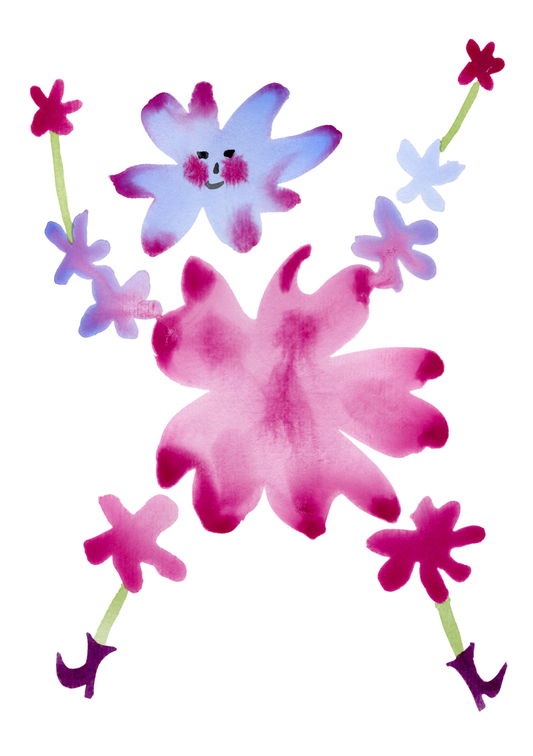 Pansy Print, A5