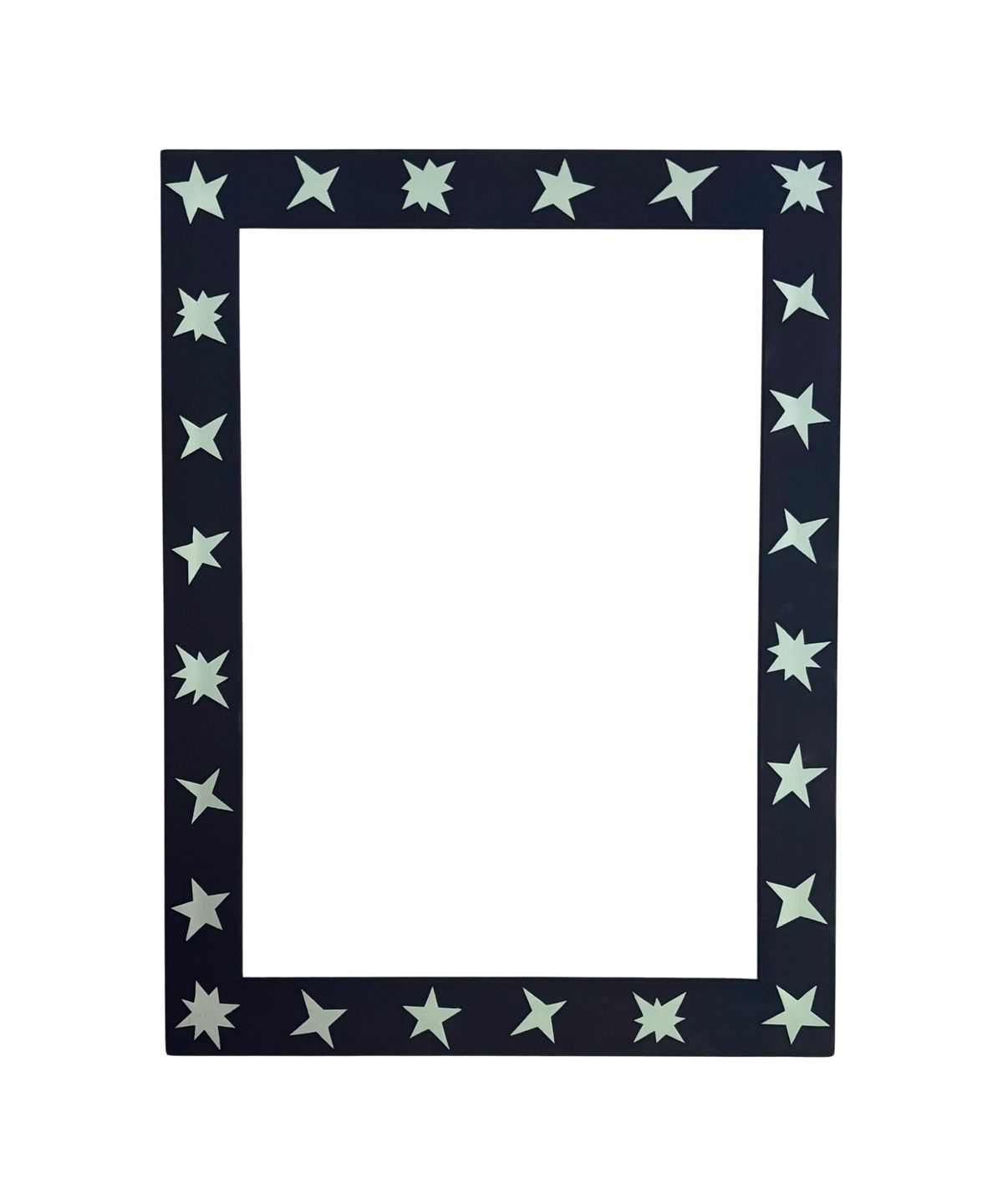 SAMPLE - Navy Teal Stars, A4
