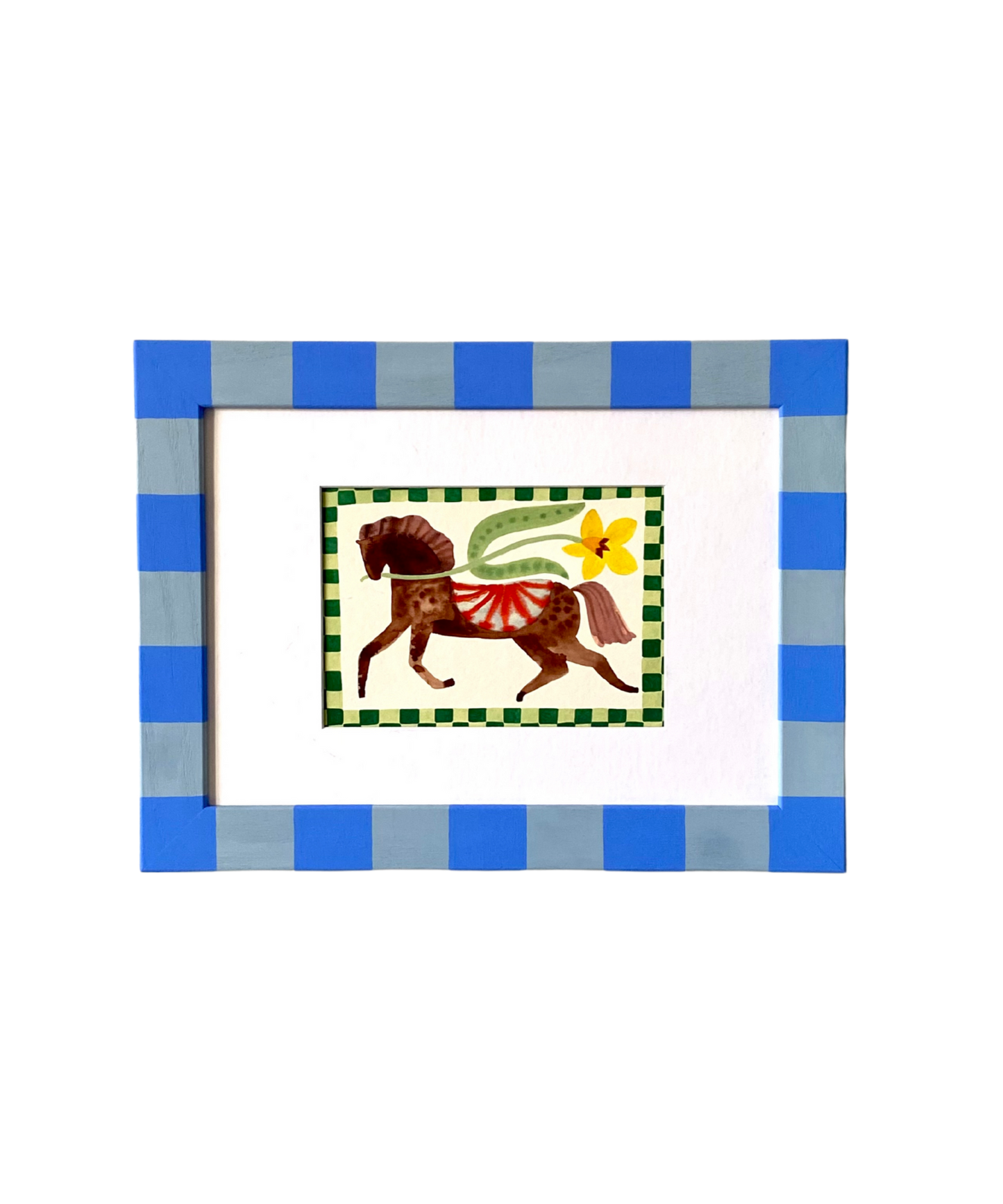 LAST CHANCE - Picture Frame, Blue Stripe