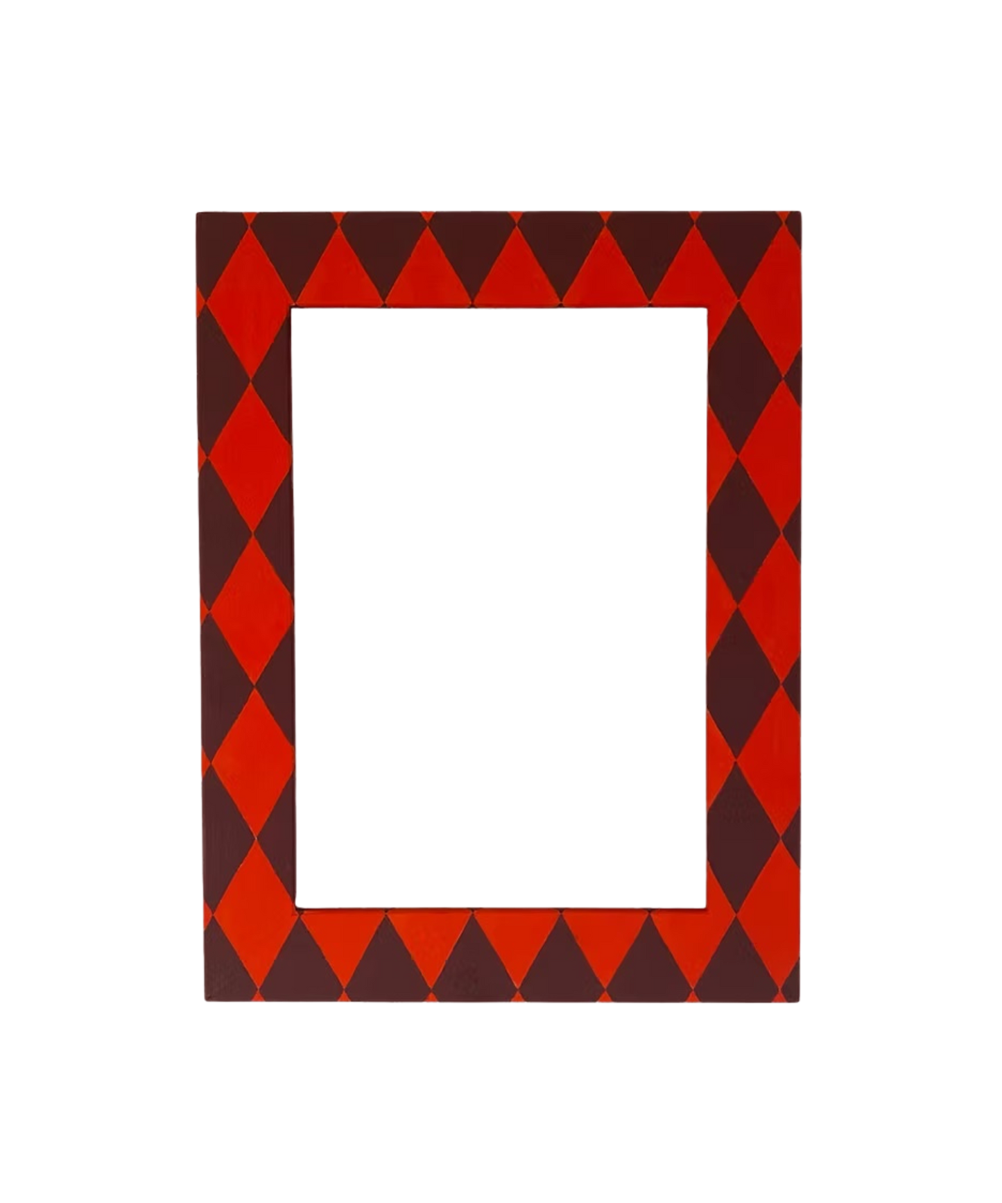 SAMPLE - Tomato/Berry Harlequin, A5