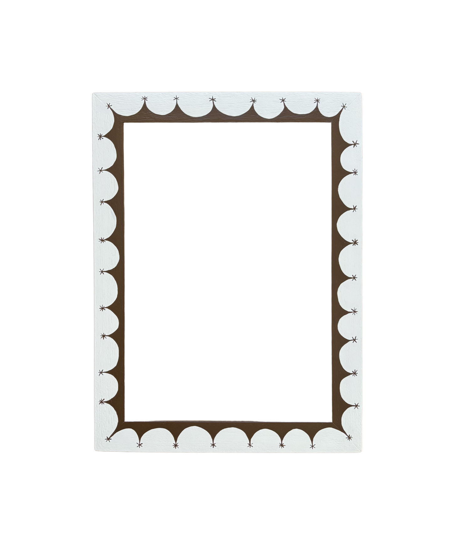 Picture Frame, Star Border in Cream